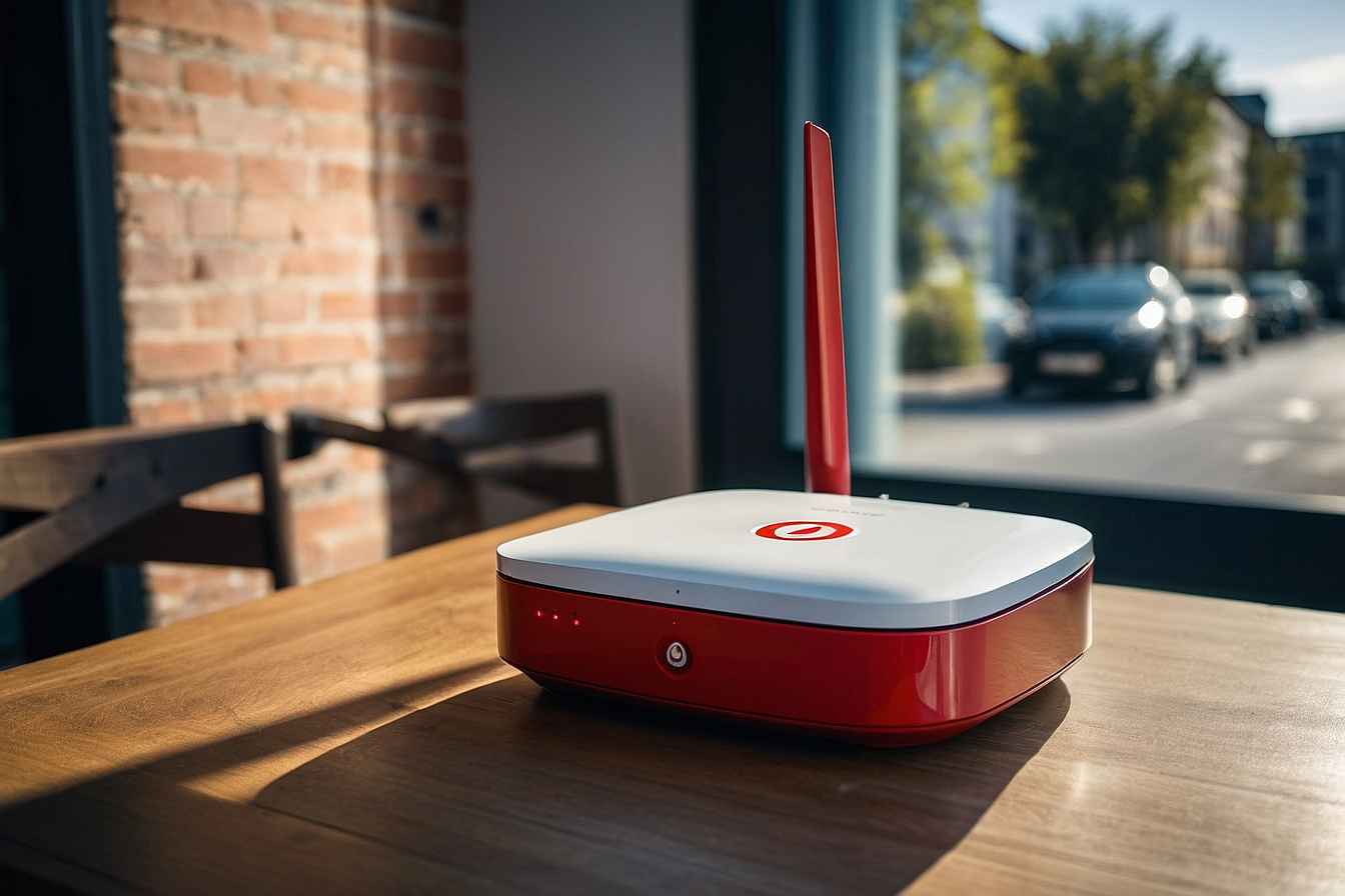 vodafone router internet blinkt rot